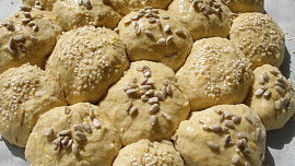 Podzimní "kuličkový" chléb