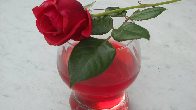 Růžový sirup, Růžový sirup