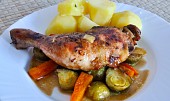 Selské kuře s kapustou (Poulet au Chou).