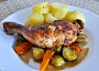 Selské kuře s kapustou (Poulet au Chou).