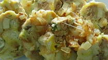 "Špekové" knedlíky s tofu