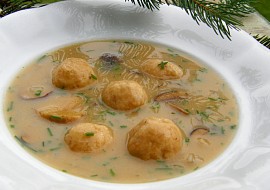 Starodávná polévka z hub