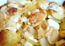 Zapečené brambory s anglickou slaninou