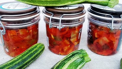 Zavařené, velmi chutné cukety, Zavařené, velmi  chutné cukety