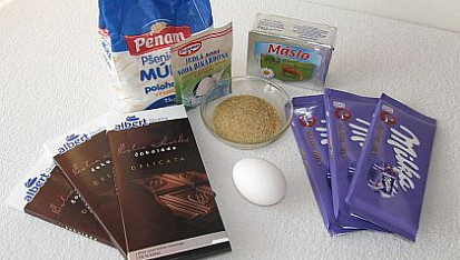 „Americké cookies“ s dvojí čokoládou