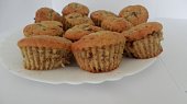 Banánovo-čokoládové muffiny - cupcaky