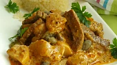 Beef Stroganov podle Vodoucha