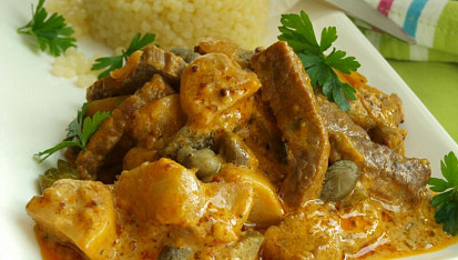 Beef Stroganov podle Vodoucha