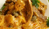 Beef Stroganov podle Vodoucha