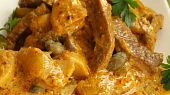 Beef Stroganov podle Vodoucha