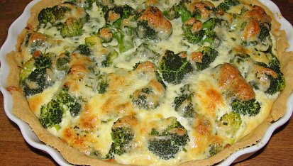 Brokolicový quiche