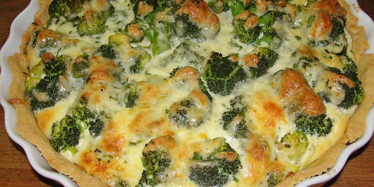 Brokolicový quiche