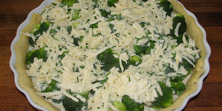 Brokolicový quiche