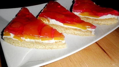 Broskvový dezert s Mascarpone