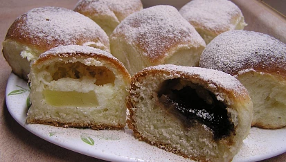 Buchty dva krát dvojitá náplň