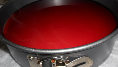 Cheesecake s pomerančem a "svařákovým" želé