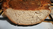 Chleba podle Romana Vaňka, vyklopený chlebík...
