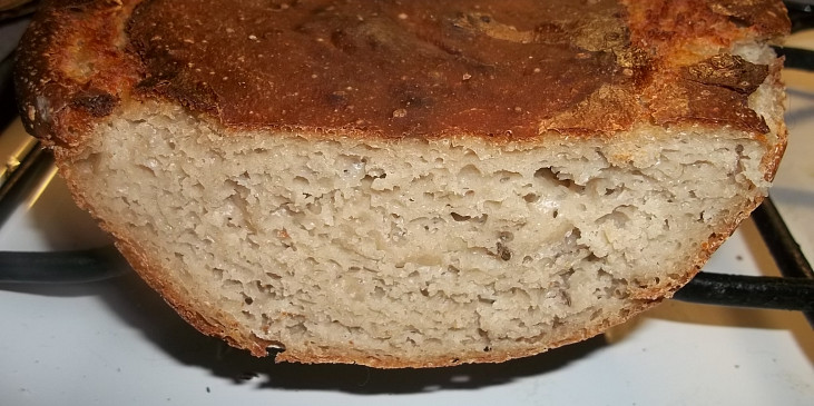Chleba podle Romana Vaňka (vyklopený chlebík...)