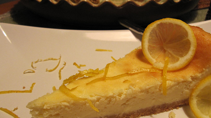 Citronovozázvorový cheesecake, První cheesecake v životě :))