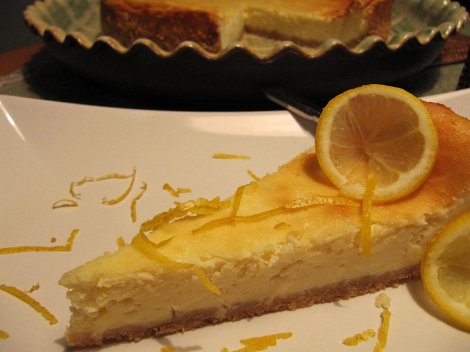 Citronovozázvorový cheesecake, První cheesecake v životě :))
