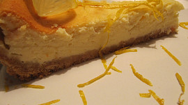 Citronovozázvorový cheesecake