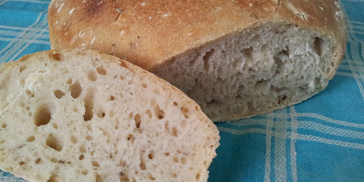 Domácí chléb bez hnětení
