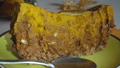 Dvoubarevný dýňový "perník"