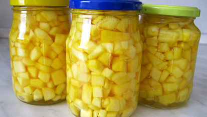 Dýně jako ananas