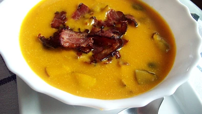 Dýňová polévka s liškami