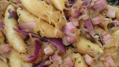 Gnocchi po česku - se zelím a slaninou, důkaz :-)