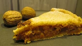 Jablečný křehký koláč