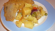 Jamajská escovitch fish s pikantní zeleninou