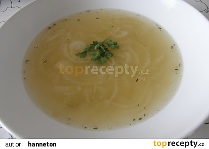 Jednoduchá cibulová polévka