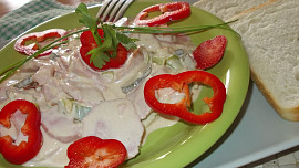 Klobáskový  uleželý salátek "pikant"