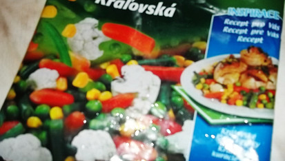 Královská polévka se zázvorovo-vinnými knedlíčky, sáček Královské zeleniny...