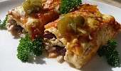 Kuřecí jalapeňo enchiladas ( zapečené)