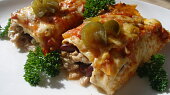 Kuřecí jalapeňo enchiladas ( zapečené)