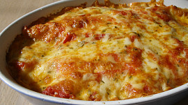 Kuřecí jalapeňo enchiladas ( zapečené)