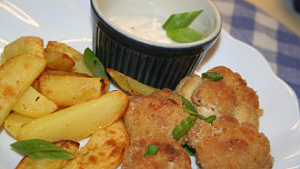 Květák smažený v troubě