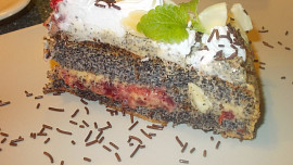 Makový dort - Mak- Mak - Makulenka   / bez mouky/