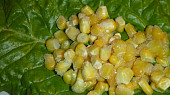 Mangoldový krém s kukuřicí