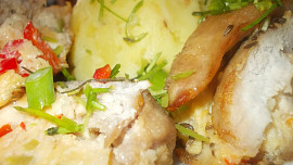 Vepřová mramorovaná  pečínka z formy