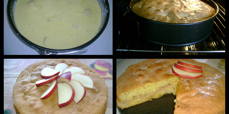 Pěnový jablečný koláč (pěnový jablečný koláč)