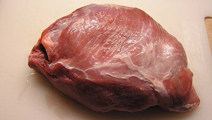 Plněná, pečená vepřová kýta