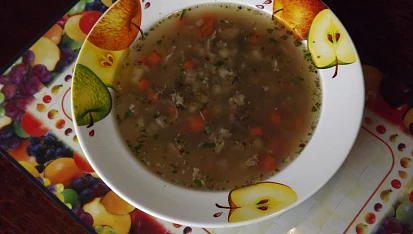 Polévka z krůtích krků