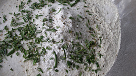 Slaninovo - parmazánový dýňový koláč