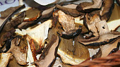 Sušené houby z trouby