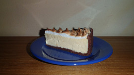 Tvarohový "cheesecake" se sněhovými pusinkami