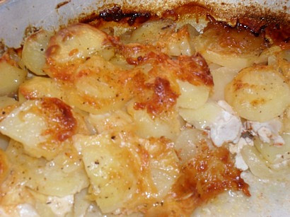 Smetanové kuřátko s bramborem