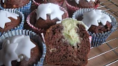 Banánové muffiny s bílou čokoládou